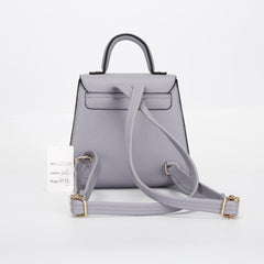 Rosvovo Small Backpack | Structured Mini Satchel, Top Handle, Adjustable Shoulder Straps