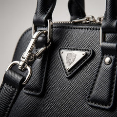 Rosvovo Women's Small Satchel Bag - Classic Leather Handbag with Detachable Shoulder Strap & Metal Clasp