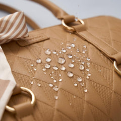 Rosvovo Brown Work Bag for Women | Large Tote Bag, Water Resistant Professional Work
