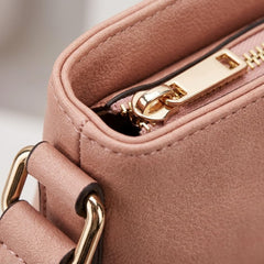 Rosvovo Genuine Leather Crossbody Bags for Women, Trendy Leather Purses Shoulder Bucket bags for women with Adjustable Strap