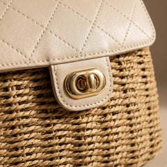 Rosvovo Small Straw Crossbody Bags | Trendy Rattan Purse, Summer Vacations, Beach Outings