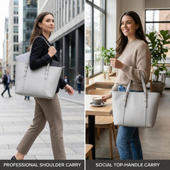 Rosvovo Tote Bag for Women | Luxury Designer Tote Shoulder Bag, Large Capacity