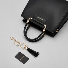 Rosvovo 336 Crossbody Bag for Women, Vegan Leather Shoulder Bag with Star Keychain & Adjustable Strap