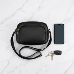 Rosvovo Crossbody Bags for Women - Black Purse with Versatile Design for Travel & Daily Use