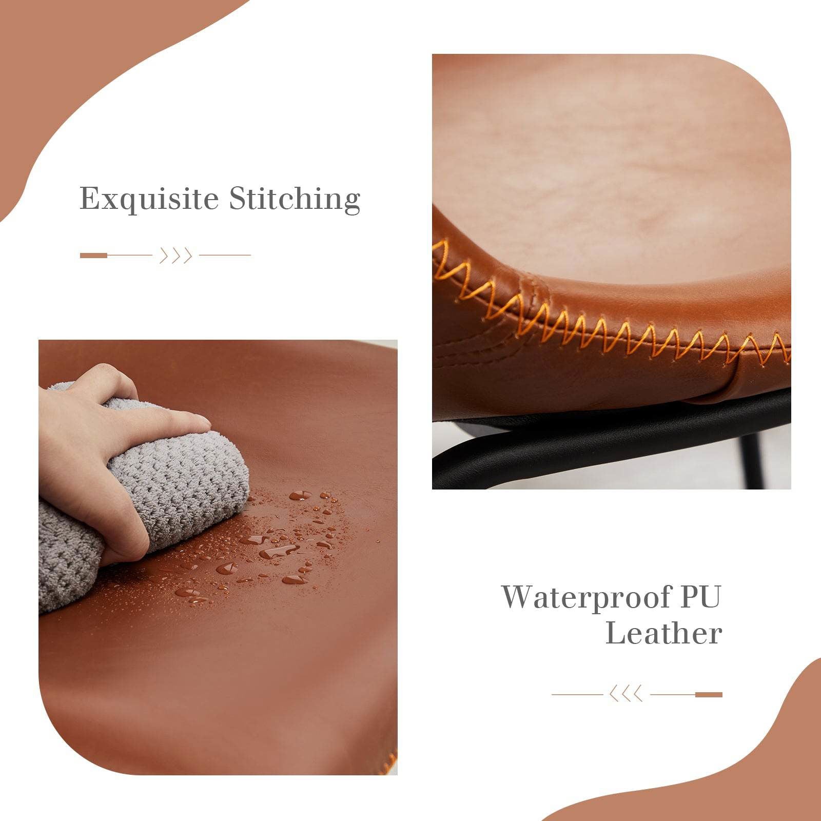 MyDepot Dining Chair 
Exquisite Stitching

Walerproof PU
Leather