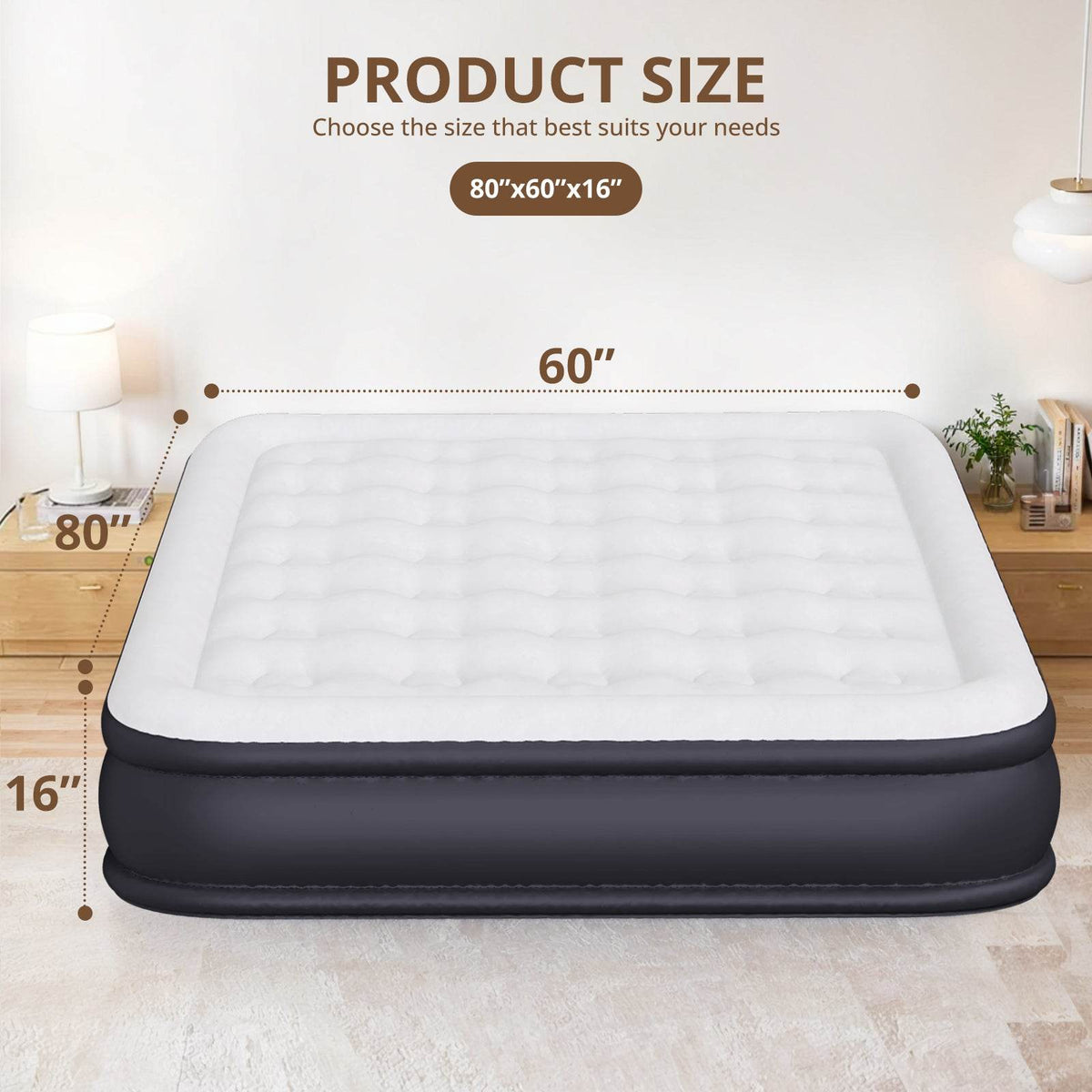 MyDepot Air Mattress 
PRODUCT SIZE