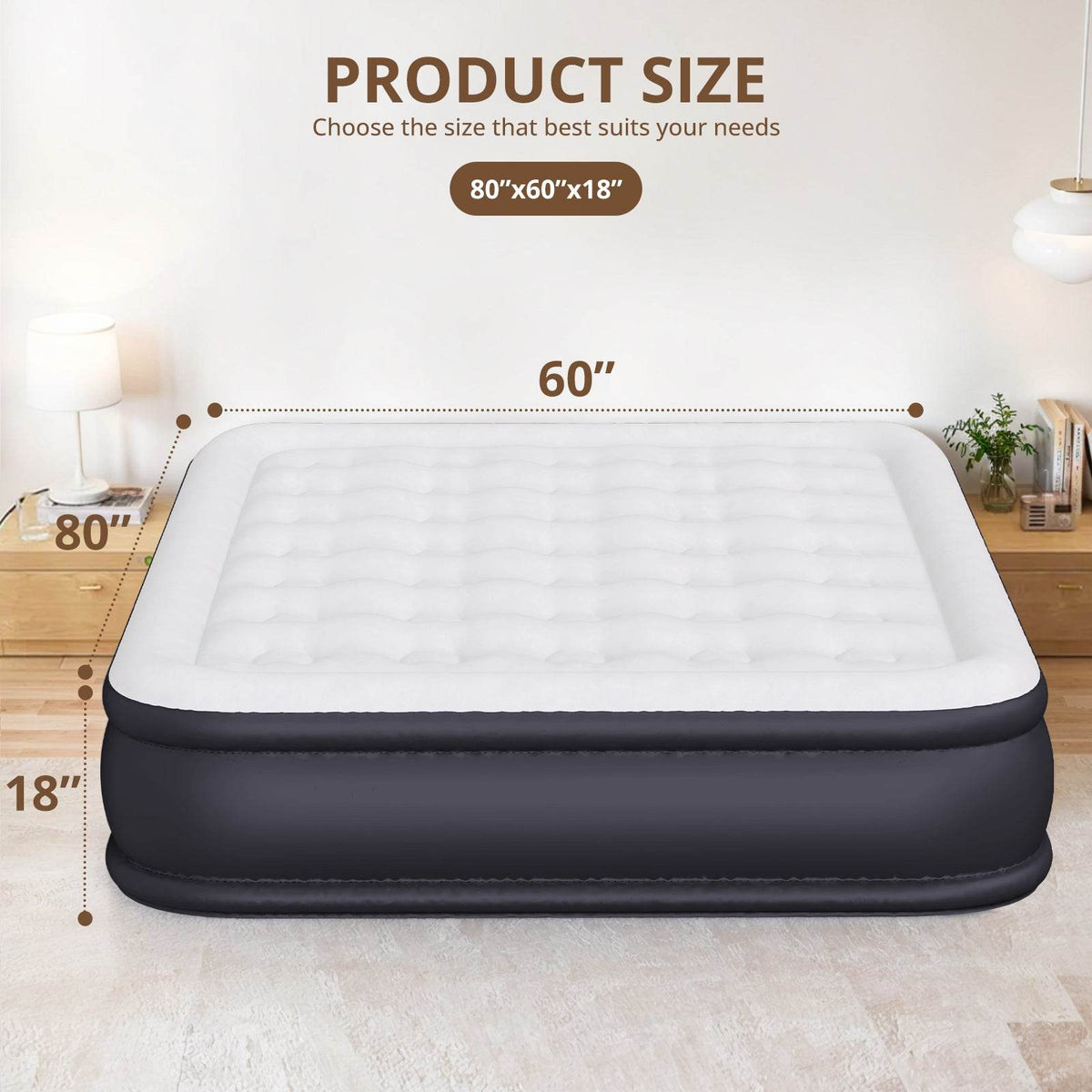 MyDepot Air Mattress 
PRODUCT SIZE
