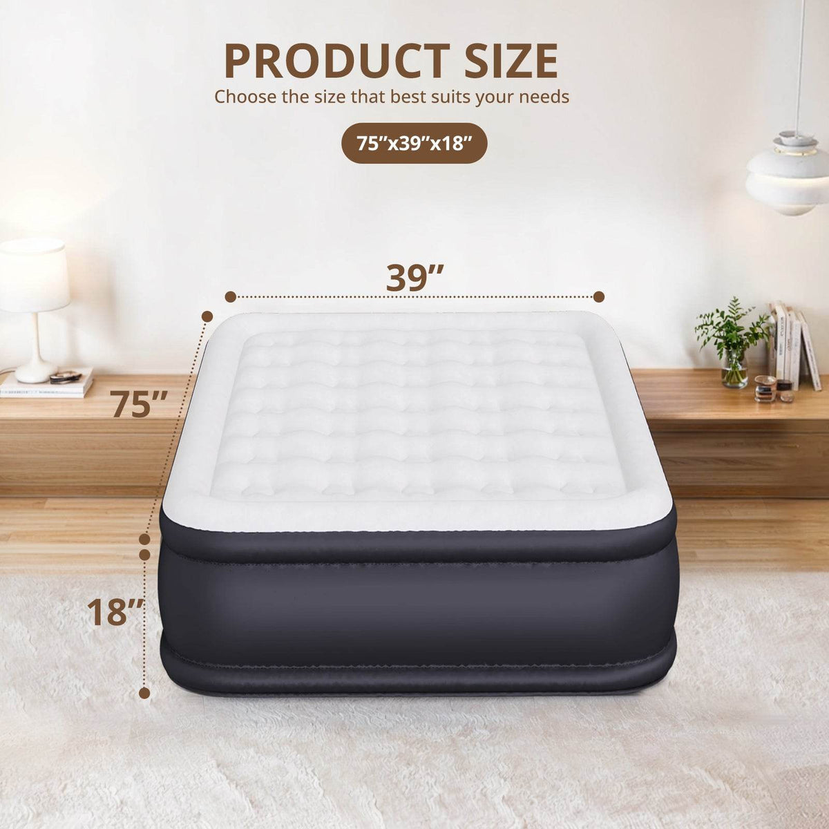 MyDepot Air Mattress 
PRODUCT SIZE