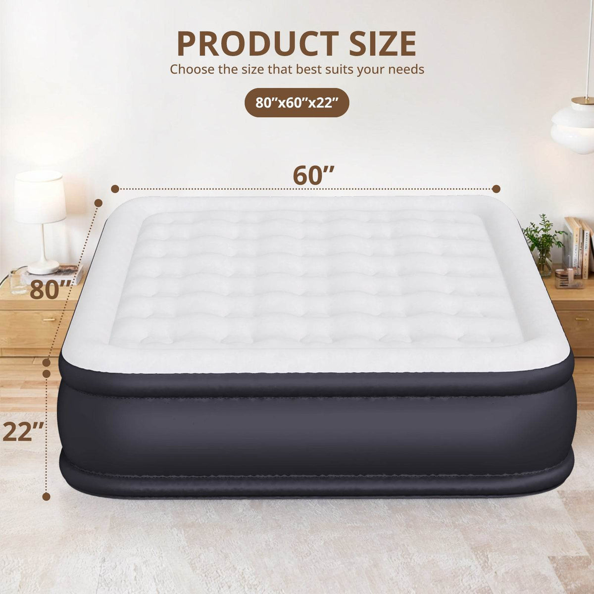MyDepot Air Mattress 
PRODUCT SIZE