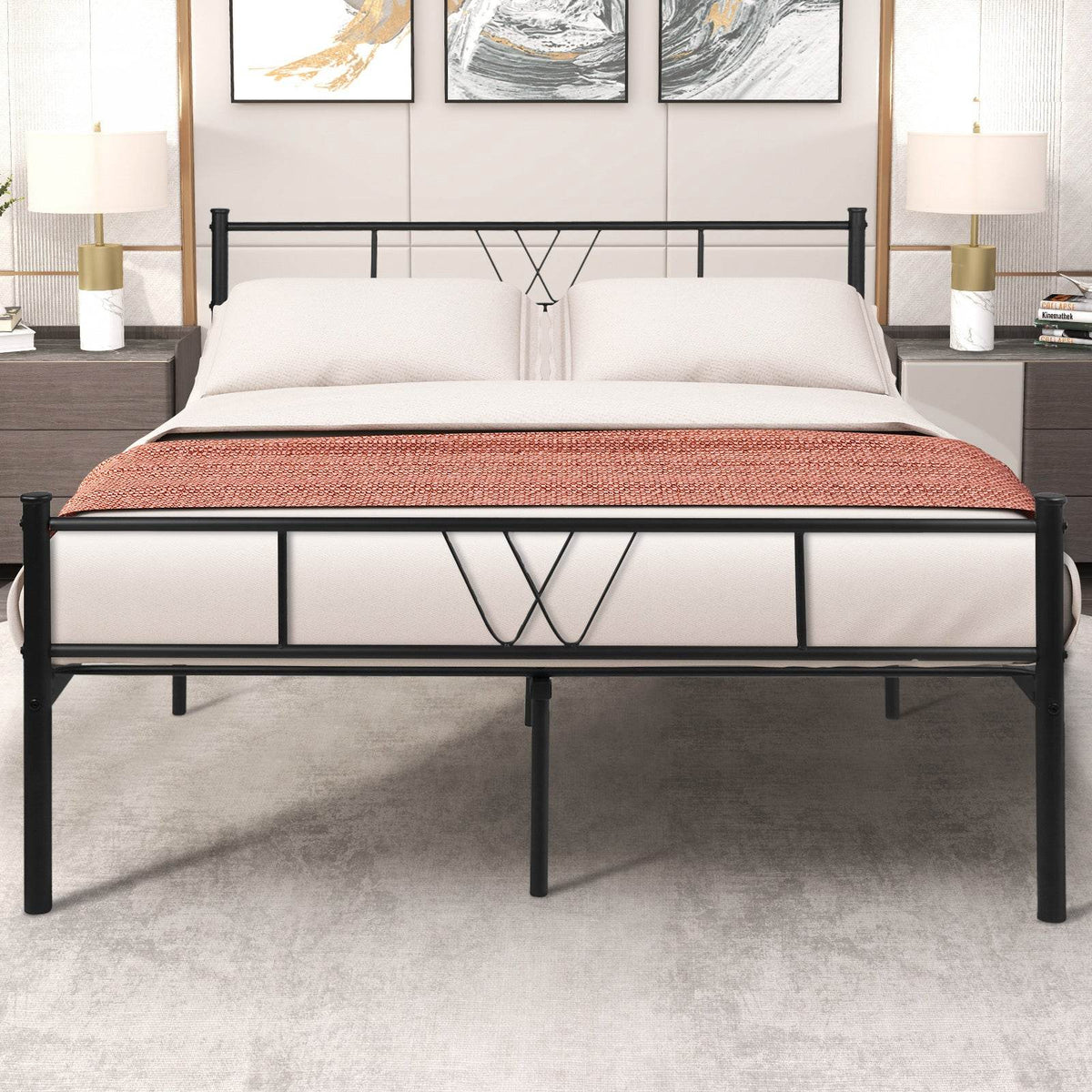 MyDepot Bed Frame with Headboard - My Depot