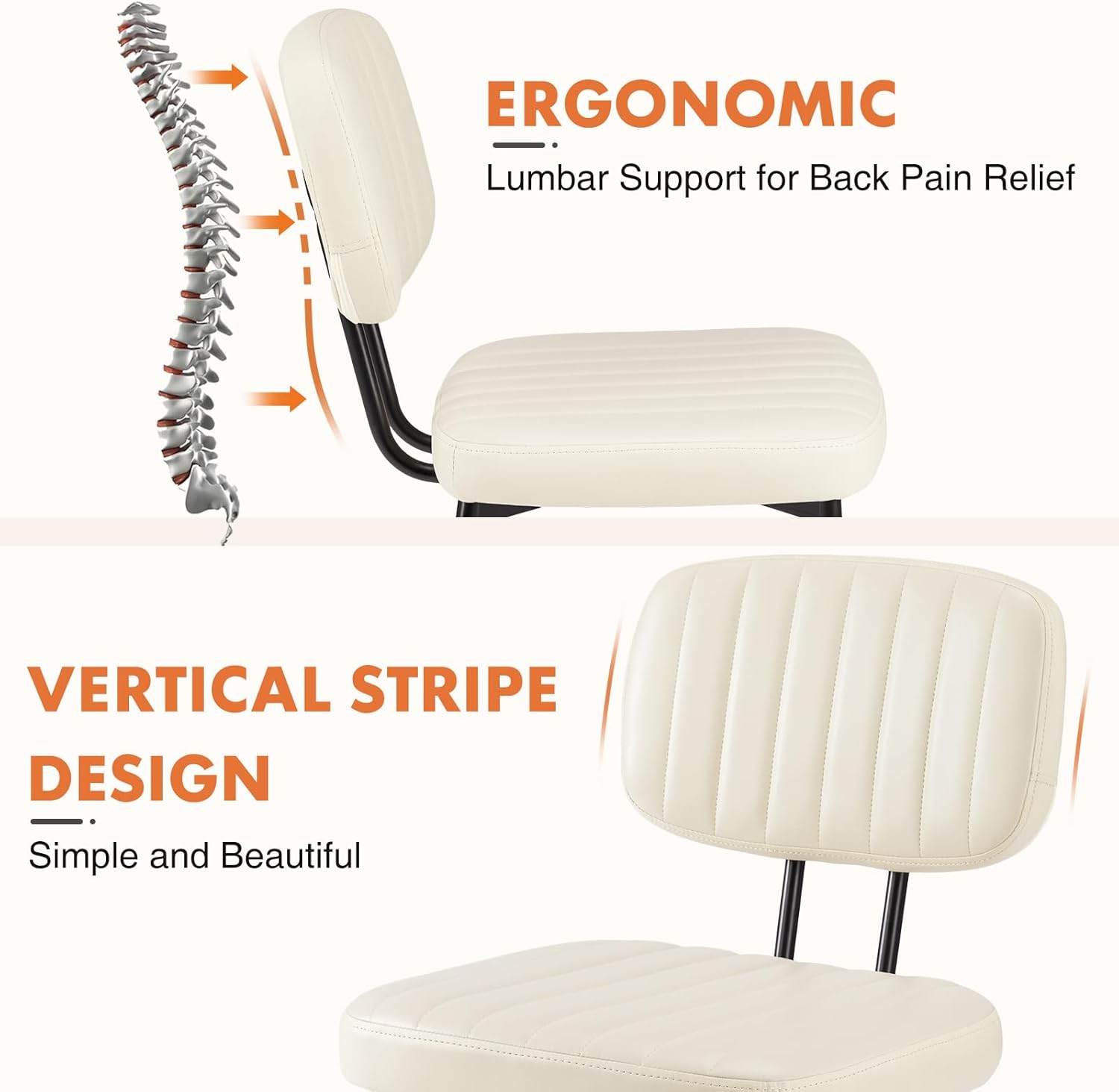 MyDepot Dining Chairs Set 
ERGONOMIC
VERTICAL STRIPE
DESIGN