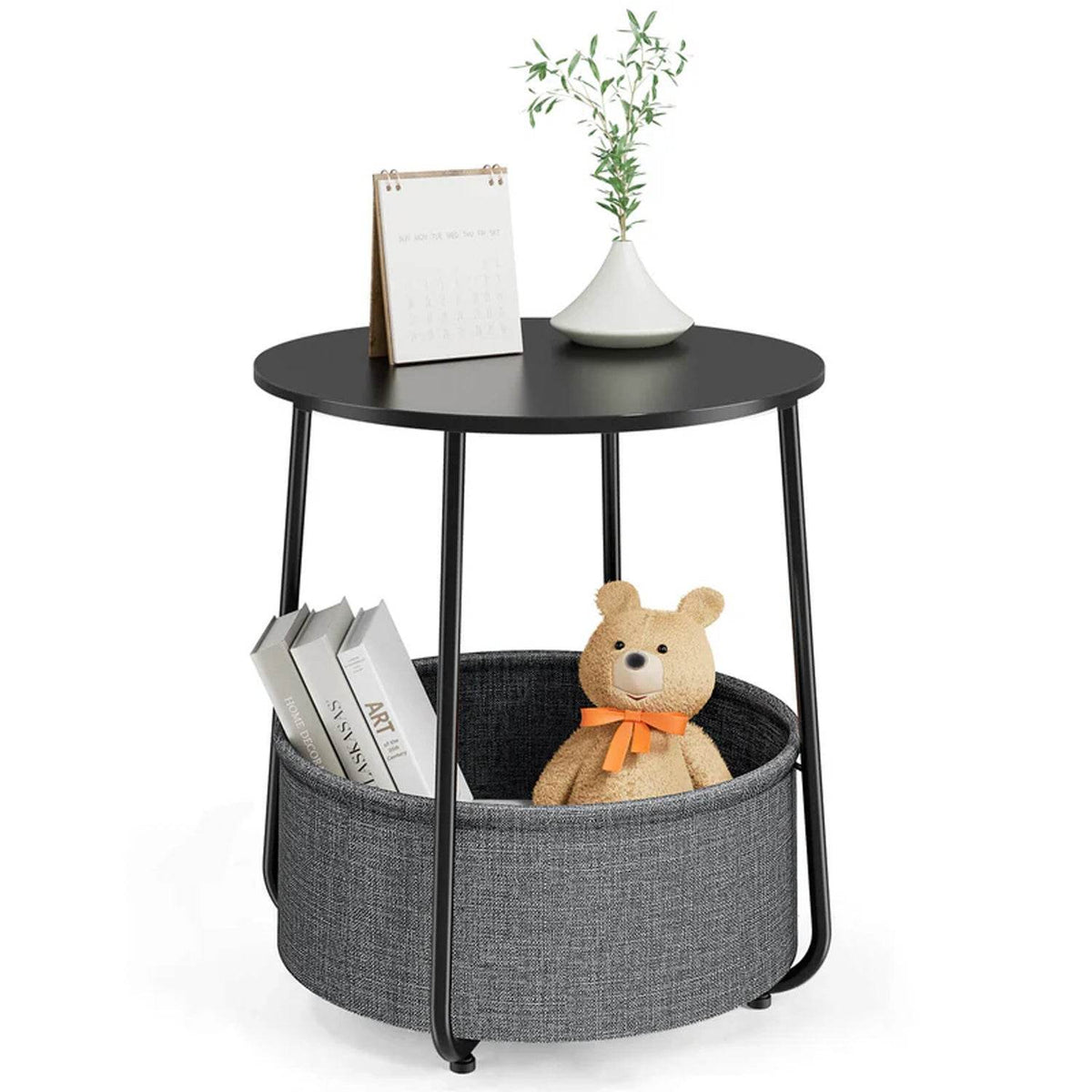 MyDepot End Table Equipped 
Black
SPMD-D-YZ01-BKGY