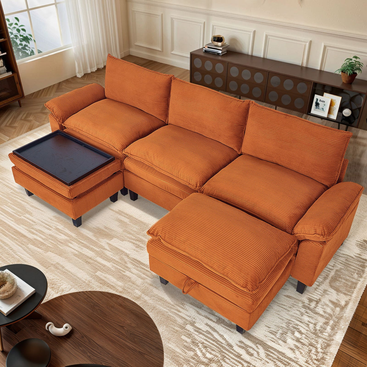 MyDepot Sectional Sofa Corduroy Cloud Couch
Caramel
SPMD-2181CL-3-1-1