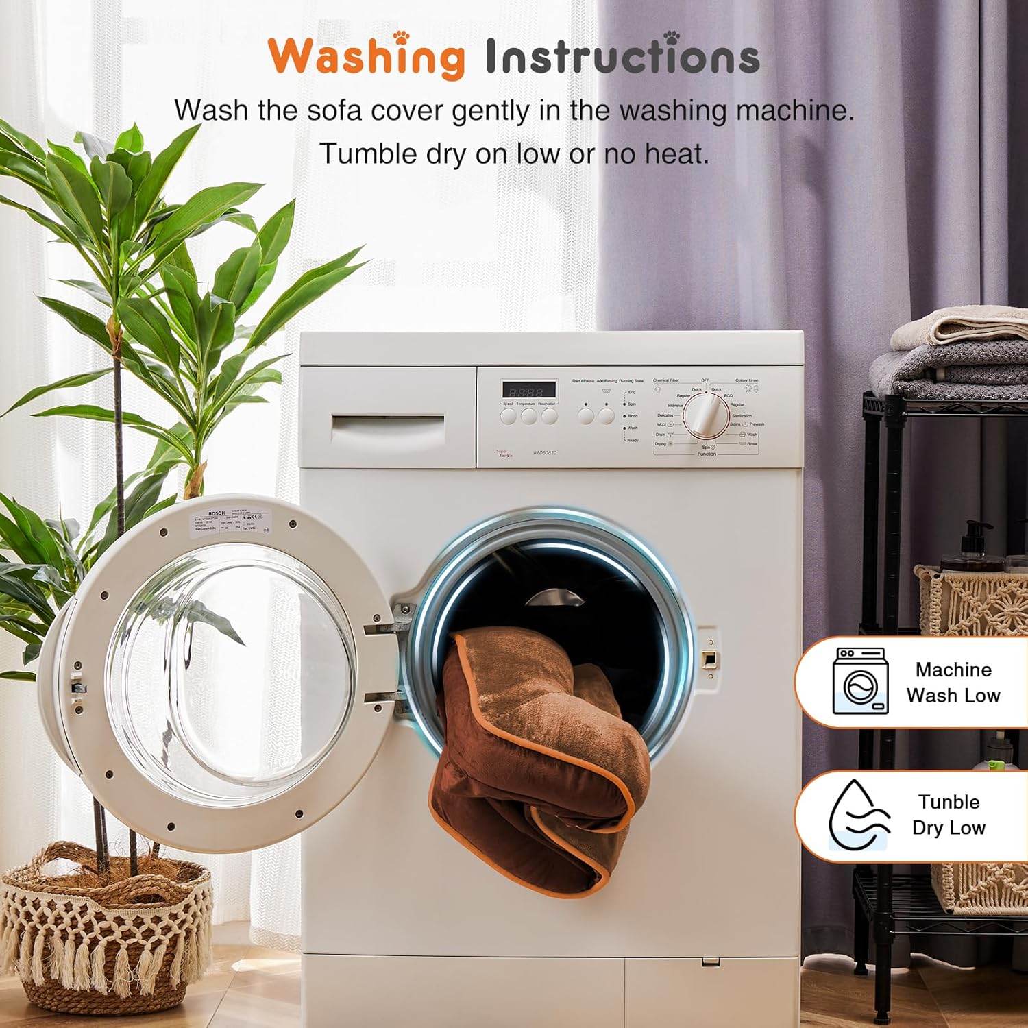 MyDepot Square Pet Bed
Washing lnstructions