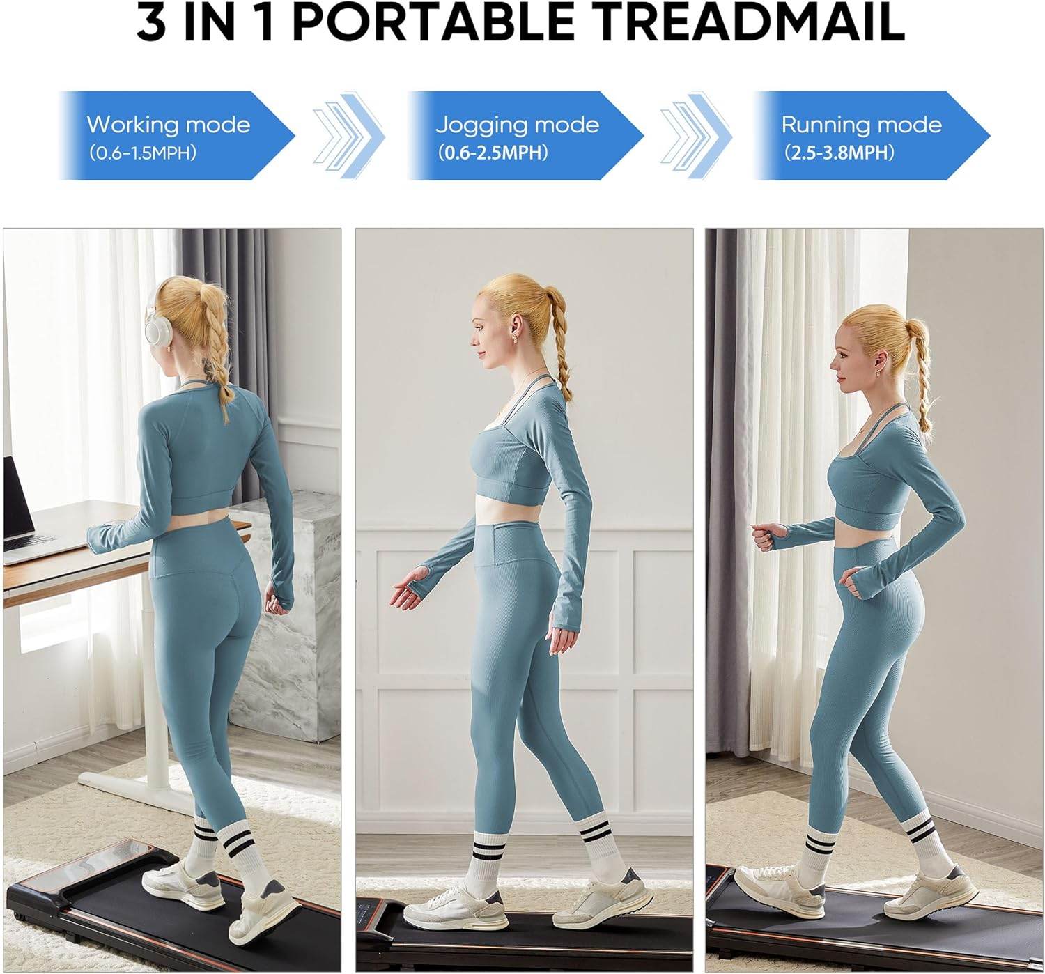 MyDepot Walking Pad Treadmill 
3NIPORTABLETREADMAIL